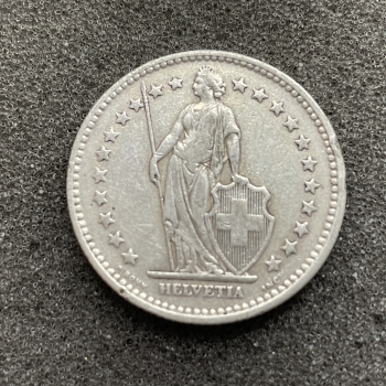 Preview: 2 Franken Silber 1912